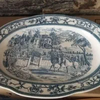 دیس قلم آبی بشقاب مجسمه دیوارکوب چینی ظرف کریستال|مجسمه، تندیس، ماکت|تهران, امانیه|دیوار