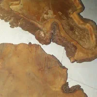سینی چوبی روستیک ۲عدد|ظروف سرو و پذیرایی|کرج, فاز ۳ گوهردشت|دیوار