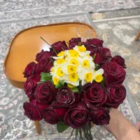 دسته گل|گل و گیاه طبیعی|قم, قلعه کامکار|دیوار