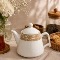 قوری چینی|قوری، کتری، قهوهساز دستی|سمنان, |دیوار