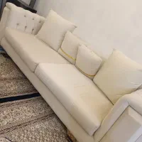 مبل ۶ نفره با جلومبلی|مبلمان خانگی و میز عسلی|پارس‌آباد, |دیوار