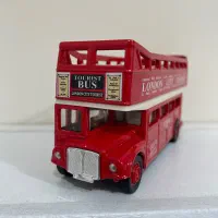 ماکت تمام فلزی اتوبوس لندنی سقف رو باز برند ویلی