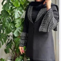 مانتو کتی مجلسی سایز ۴۶