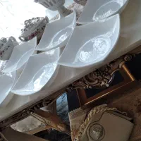 یک دست بشقاب لومینارک فرانسه کاملا اصل و قدیمی|ظروف سرو و پذیرایی|تهران, مجیدیه|دیوار