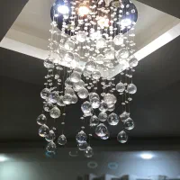 لوستر کریستالی افشان