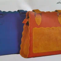 الگوی برش کیف مجلسی زنانه دالبر چرم‌دوزی