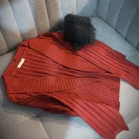 بافت.بافتهای ترک مانتو..کاپشن بلند سرخابی|لباس|تهران, یوسف‌آباد|دیوار