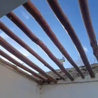 تیر چوبی(چنار) و اجر