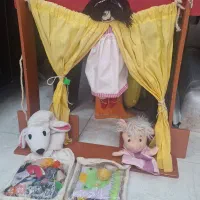 پرده نمایش عروسکی|اسباب‌‌بازی|شیراز, دارالرحمه|دیوار