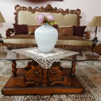 سرویس مبل استیل ۹ نعره با غذاخوری ۸ نفره