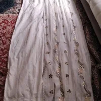 پرده حریر طرحدار بهمراه زیر پرده و لوازم دیگر|پرده، رانر، رومیزی|اهواز, زیتون کارمندی|دیوار