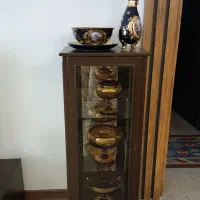 ویترین چوب گردو
