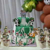 کیک تولد و کافه ای