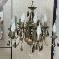 لوستر فلزی طلایی رنگ ثابت