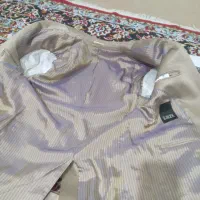 کت وشلوارکرمی نوپوتین تمام چرم آمریکایی اصل|حراج|قصرشیرین, |دیوار