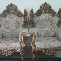 مبل سلطنتی ۷ نفره|مبلمان خانگی و میز عسلی|بیرجند, |دیوار