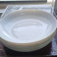 خورشت خوری ارکوپال فرانسوی ومیوه،خوری،برگی شکل|ظروف سرو و پذیرایی|رباط‌کریم, رباط‌کریم|دیوار