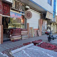 نقدواقساط یک جفت قالیچه دستبافت نو اطراف هریس|فرش|تبریز, |دیوار