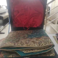 ست پنج تیکه کامل رومیزی ترمه یزد|پرده، رانر، رومیزی|تهران, شهرک غرب|دیوار