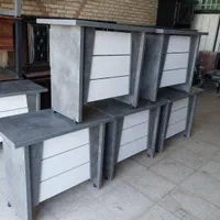 مبلمان اداری میز کارمندی ۱۰۰سانت ۱۲۰ و ۱۴۰