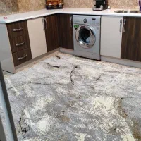 فرش مرمری آشپزخانه