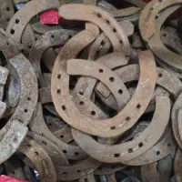 نعل اسب پاخورده استفاده شده کهنه قدیمی