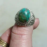 انگشترنقره معدنی و دست ساز ده میلیون