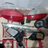 چراغ 206،جک صندق پراید، آینه پیکان و پراید