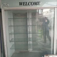 یخچال ویترینی ایستاده دو درب در حد نو