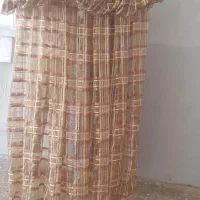 پرده با چوب پرده
