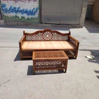 تخت سنتی باغی چوب روس