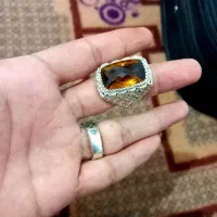 انگشتر الماس سیترین معاوضه با زمرد|جواهرات|شیراز, میانرود|دیوار