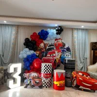 فروش اعداد چراغدار از ۰تا ۹ و تعدادی میز استوانه