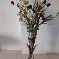 پایه گل وگل مصنوعی تابلو گوبلن منجوق