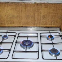 فر گاز 5 شعله آلیش گاز بسیار سالم و تمیز