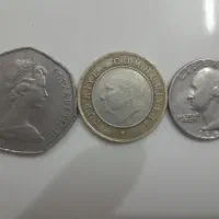 سه عدد سکه الیزابت تورکیه لابرتی