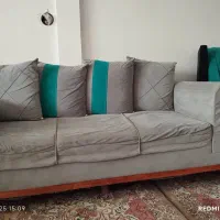 مبل هفت نفره چوب راش|مبلمان خانگی و میز عسلی|باقرشهر, |دیوار