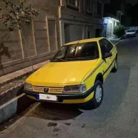 تاکسی پژو ۴۰۵ مدل ۹۰ زرد خورشیدی اماده کار گردشی