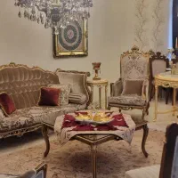 مبل استیل9 نفره/کلاسیک/تمام چوب/سلطنتی|مبلمان خانگی و میز عسلی|تهران, ازگل|دیوار