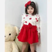 لباس مجلسی شب یلدا دخترانه شومیز دامن و تل|کفش و لباس بچه|تهران, افسریه جنوبی|دیوار