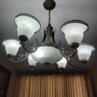 دوتا لوستر سالم و شیک|لوستر و چراغ آویز|ورامین, خیر آباد|دیوار