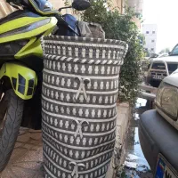 سبد رخت حصیری