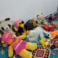 عروسک های دکوری حراج اسباب بازی نو نصف قیمت ارزان
