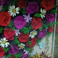 فروش باکس گل خشک طبیعی نو|گل مصنوعی|شیراز, زرهی|دیوار
