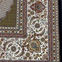 فرش کارکرده  طرح ریزماهی ۱۲۰۰شانه سرمه ای ۹متری|فرش|همدان, |دیوار