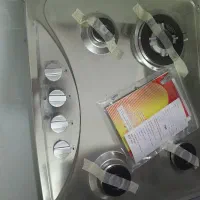 گاز صفحه ای ۴ شعله استیل رز گاز جنس قدیم عالی