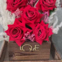 باکس گل شیشه ای ۶ شاخه|گل مصنوعی|تهران, نارمک|دیوار