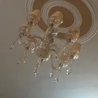 لوستر ۸شاخه کریستالی