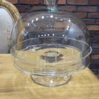 کیک خوری شیشه ای سایز بزرگ