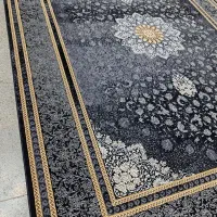 3تخته فرش 9متری زمرد مشهد نو وآکبند